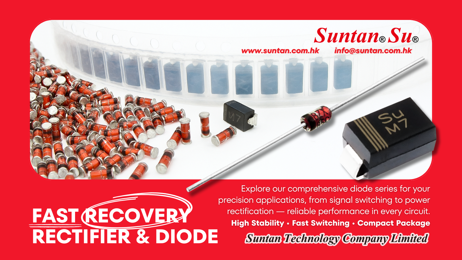 Suntan Rectifier & Diode Series – Fast Recovery & High Efficiency Solutions