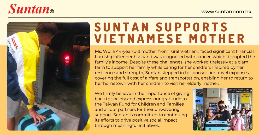 Suntan Supports Vietnamese Mother with Heartwarming Reunion