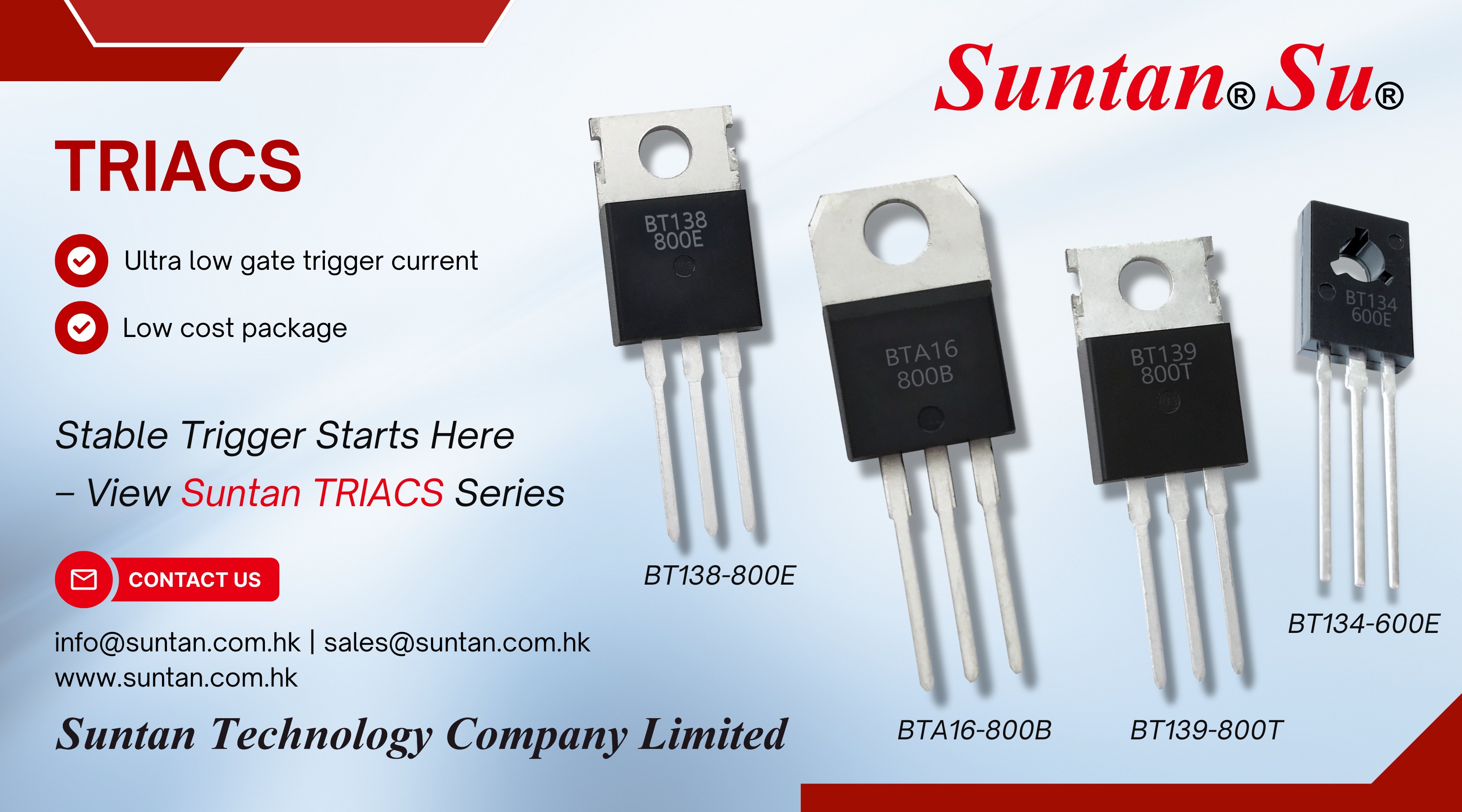 Fix Inconsistent Triggering in AC Circuits – Use Suntan TRIACS for Reliable Switching